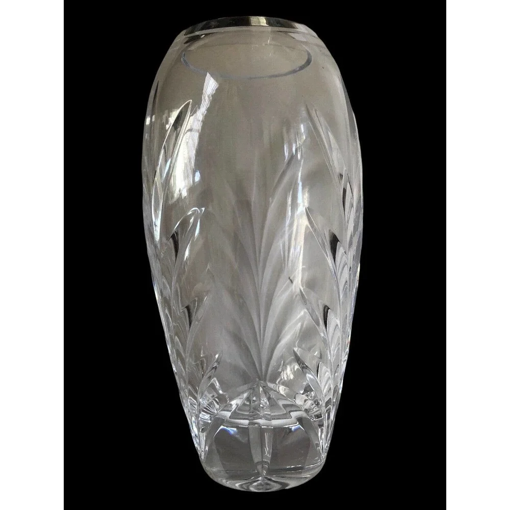 Lead Crystal Floral Vase - Miller Rogaska Covington by Reed & Barton 7